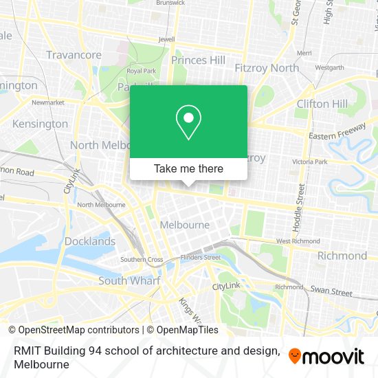 RMIT Building 94 school of architecture and design map
