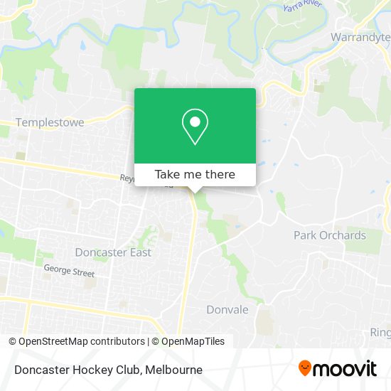 Doncaster Hockey Club map