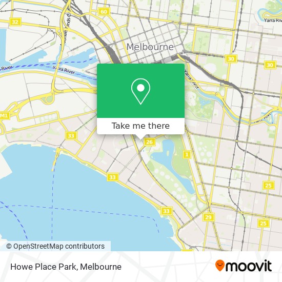 Mapa Howe Place Park