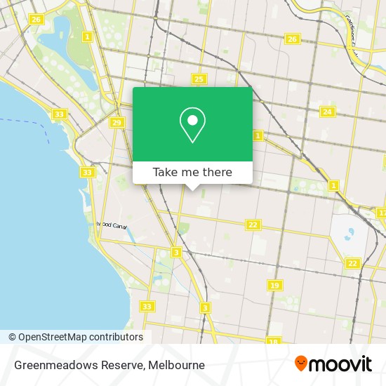 Greenmeadows Reserve map