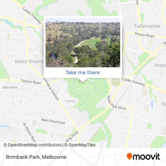 Brimbank Park map