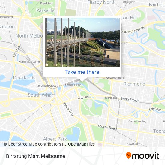 How to get to Birrarung Marr in Melbourne by Bus, Train or Tram?