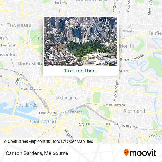 Carlton Gardens map