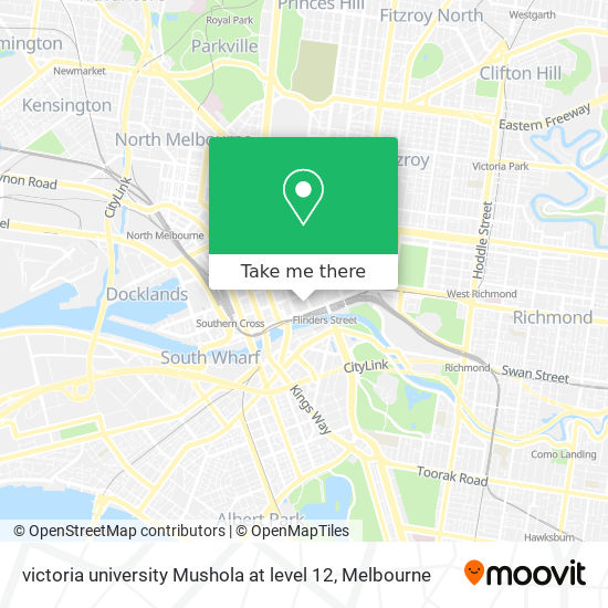 victoria university Mushola at level 12 map