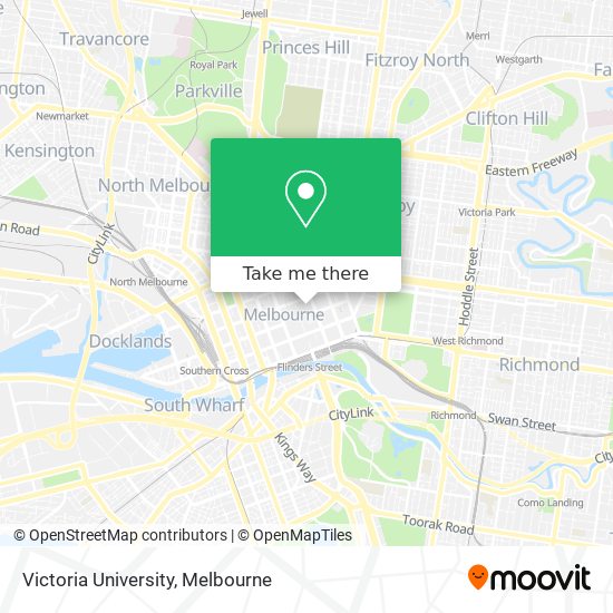 Victoria University map