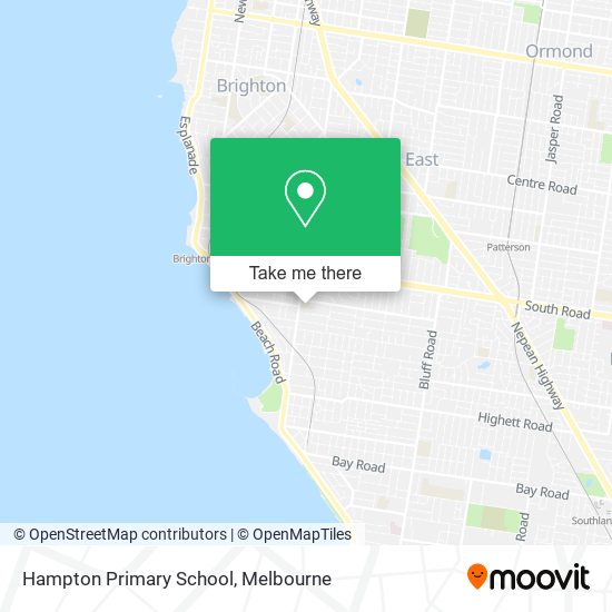 Hampton Primary School map