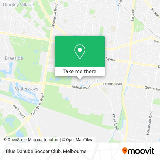 Blue Danube Soccer Club map