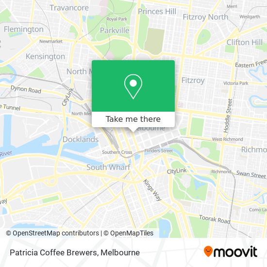 Patricia Coffee Brewers map