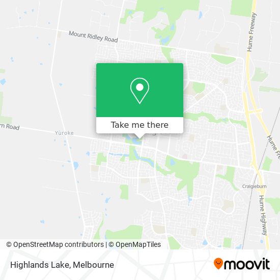 Highlands Lake map