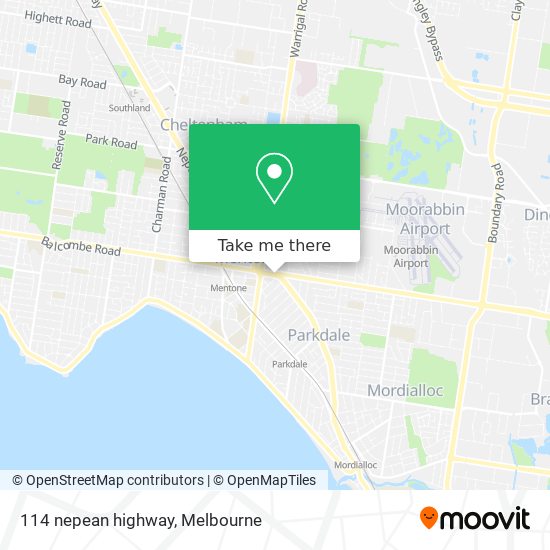 114 nepean highway map