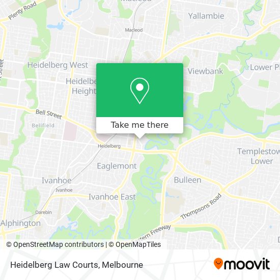 Heidelberg Law Courts map