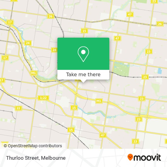 Thurloo Street map