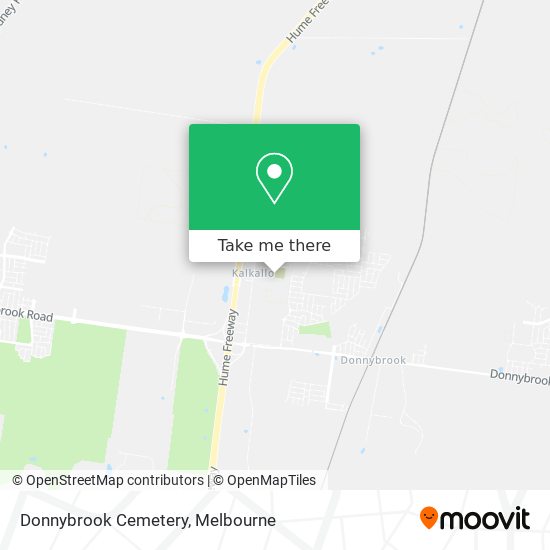 Mapa Donnybrook Cemetery