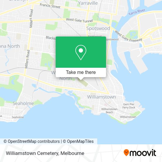 Williamstown Cemetery map