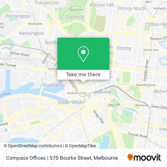 Mapa Compass Offices | 570 Bourke Street