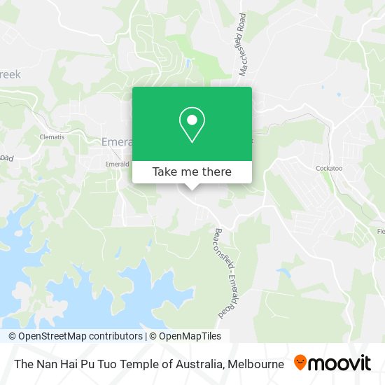 The Nan Hai Pu Tuo Temple of Australia map