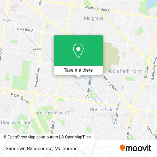Sandown Racecourse map