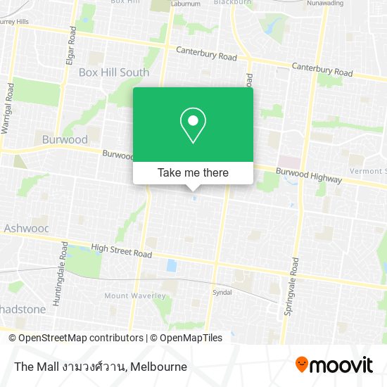 The Mall งามวงศ์วาน map