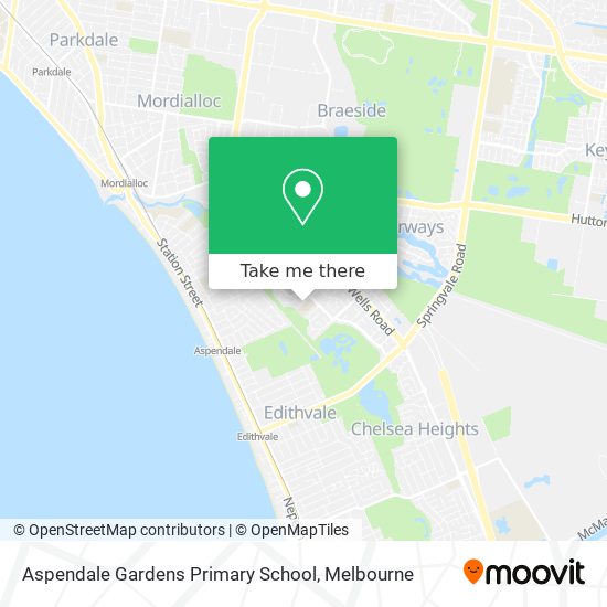Aspendale Gardens Primary School map