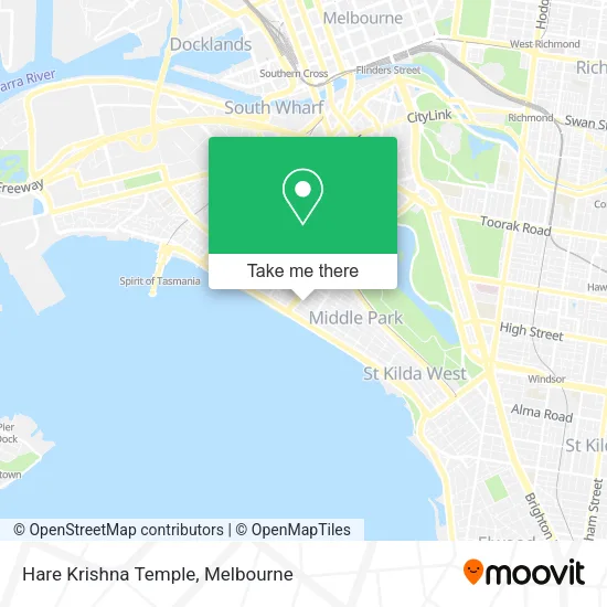 Hare Krishna Temple map