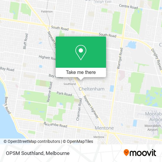 OPSM Southland map