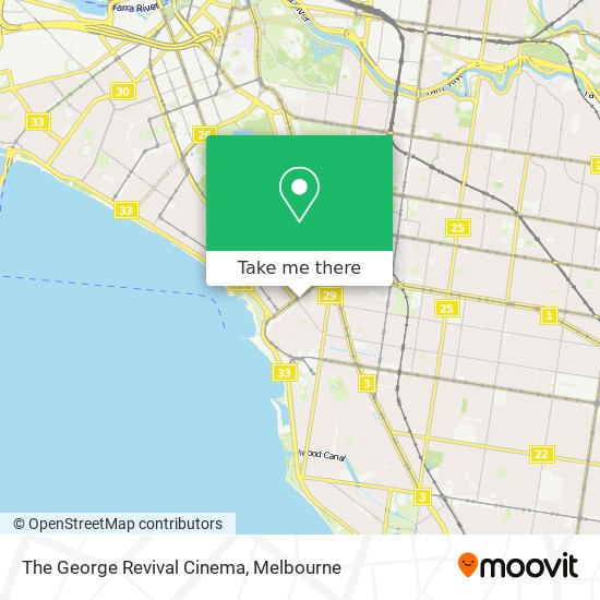 Mapa The George Revival Cinema