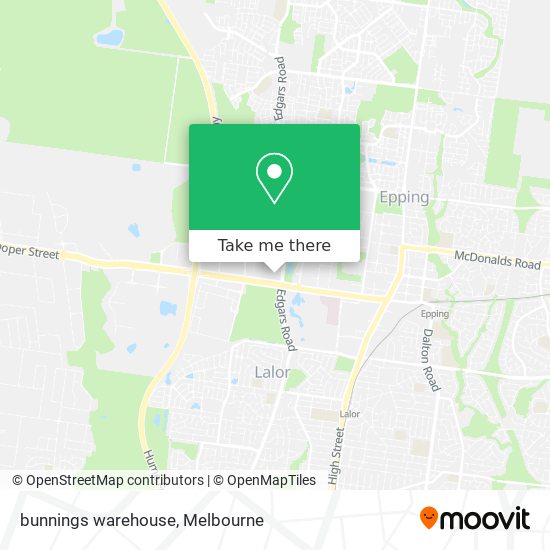 bunnings warehouse map