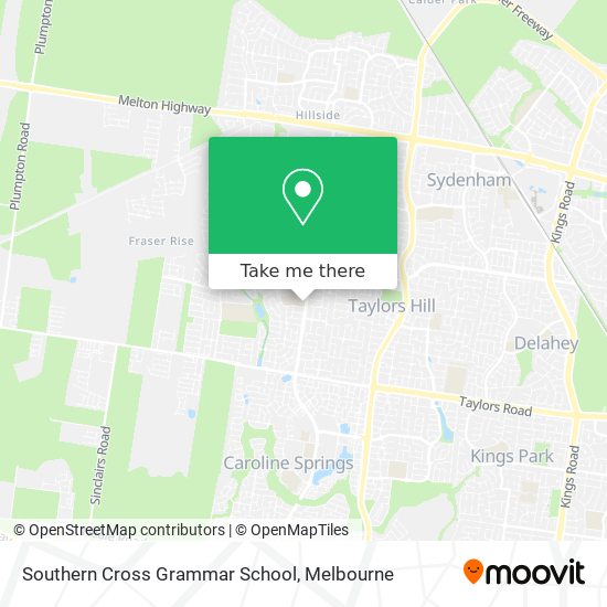 Southern Cross Grammar School map