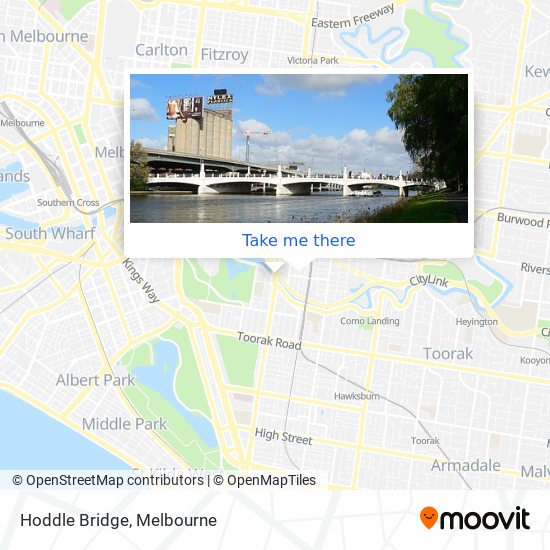 Hoddle Bridge map