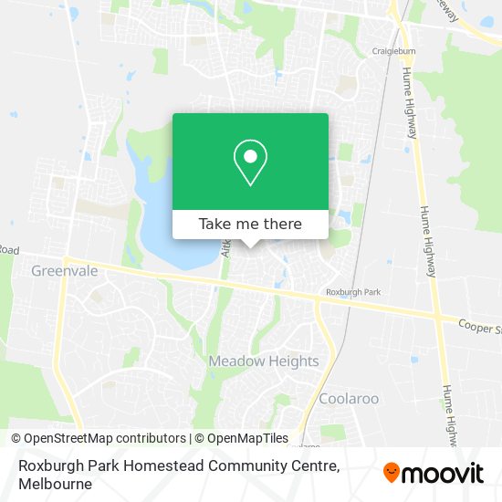 Roxburgh Park Homestead Community Centre map