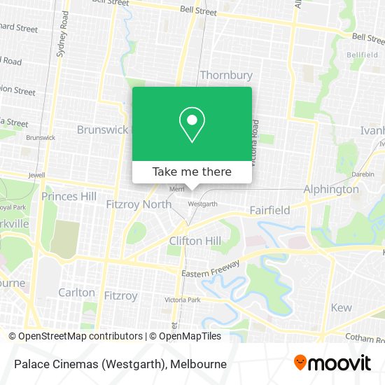 Palace Cinemas (Westgarth) map