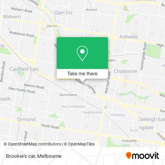 Brookie's car map