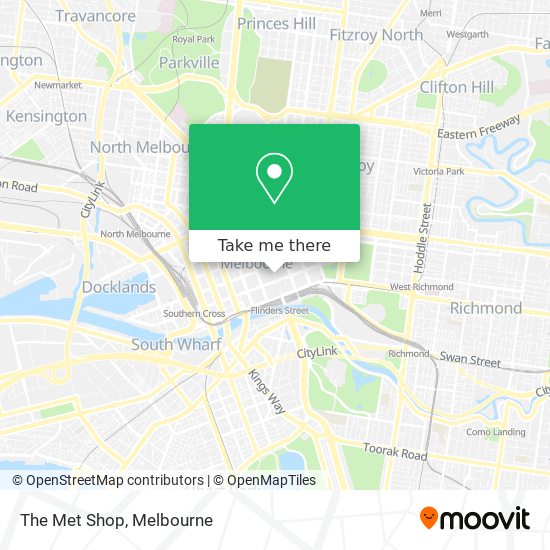 The Met Shop map