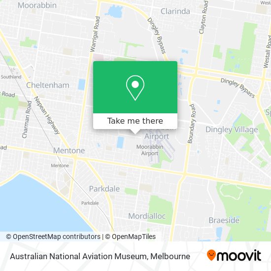 Mapa Australian National Aviation Museum
