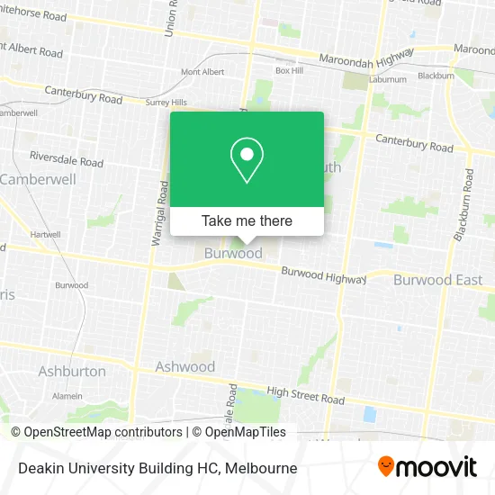Deakin University Building HC map