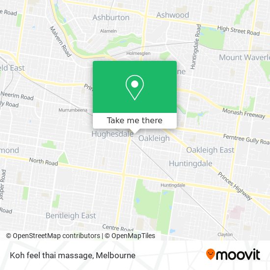 Koh feel thai massage map