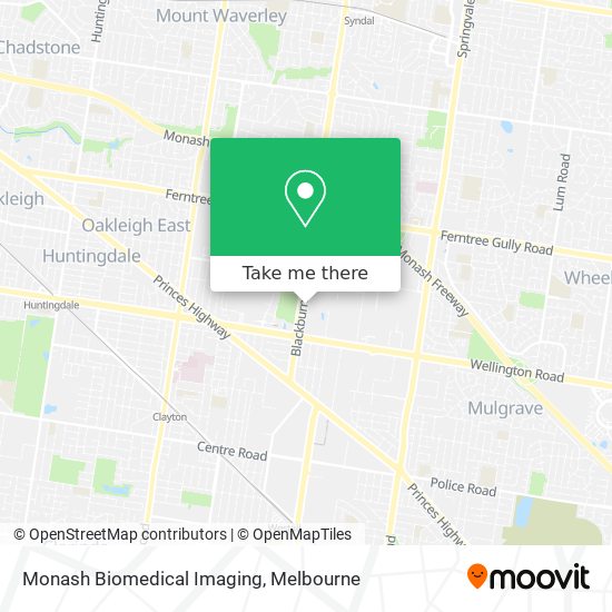 Monash Biomedical Imaging map