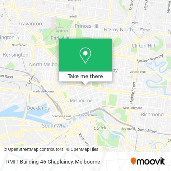 RMIT Building 46 Chaplaincy map