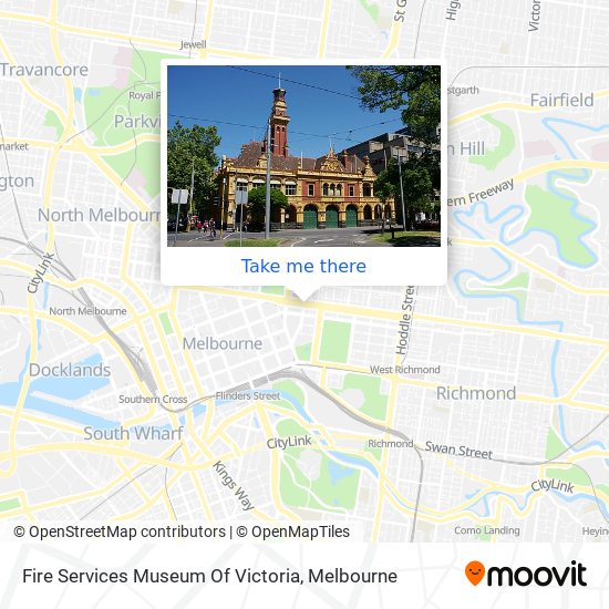 Mapa Fire Services Museum Of Victoria