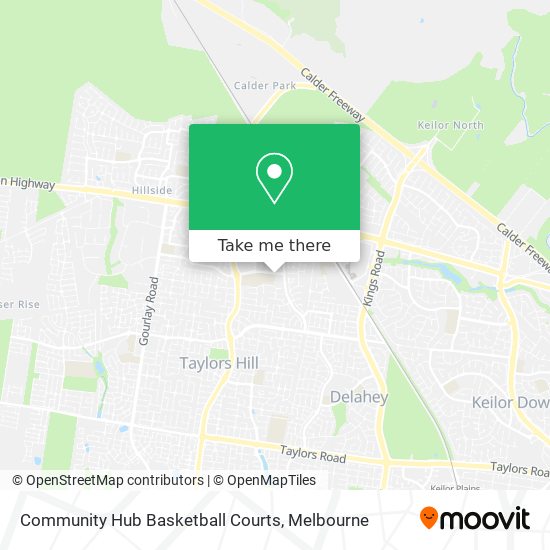 Community Hub Basketball Courts map