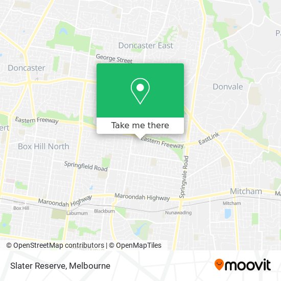 Slater Reserve map