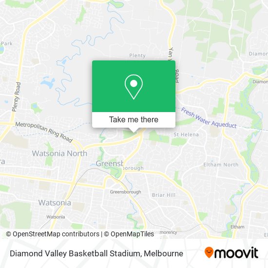 Diamond Valley Basketball Stadium map