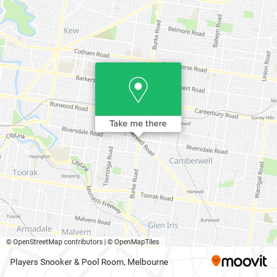 Players Snooker & Pool Room map