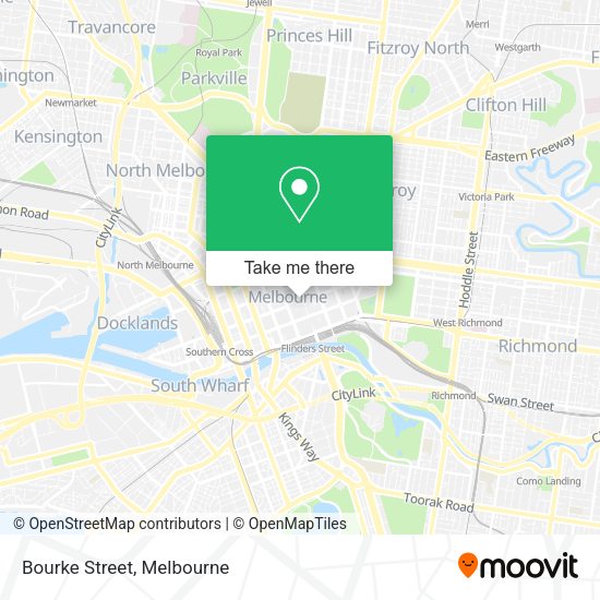 Bourke Street map