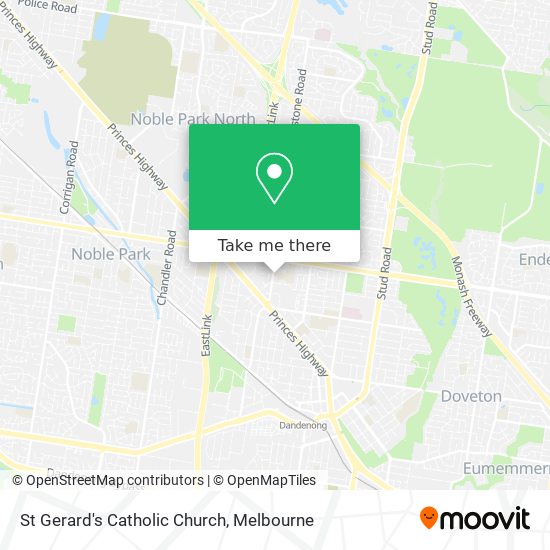 St Gerard's Catholic Church map