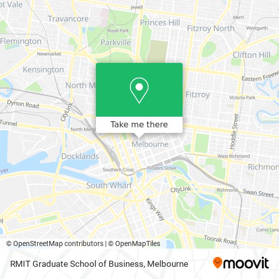 RMIT Graduate School of Business map