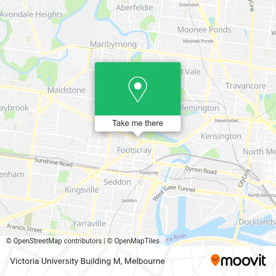Mapa Victoria University Building M