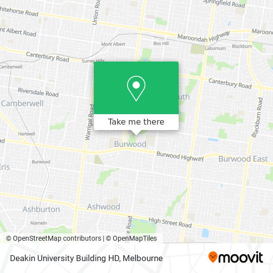 Deakin University Building HD map