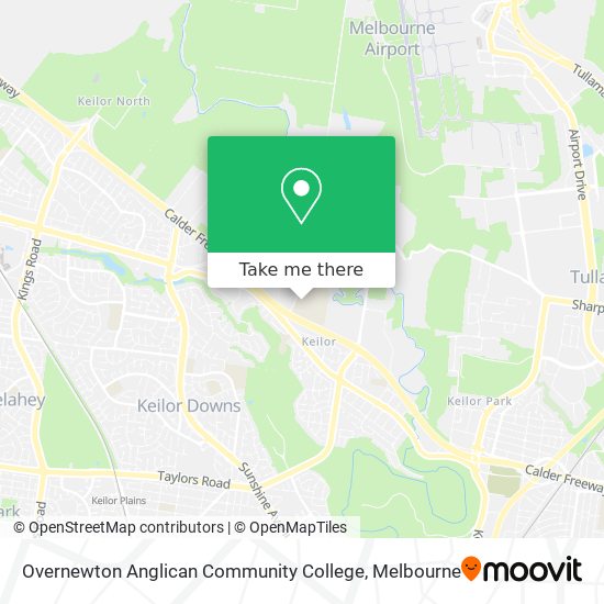 Overnewton Anglican Community College map