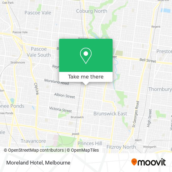 Moreland Hotel map